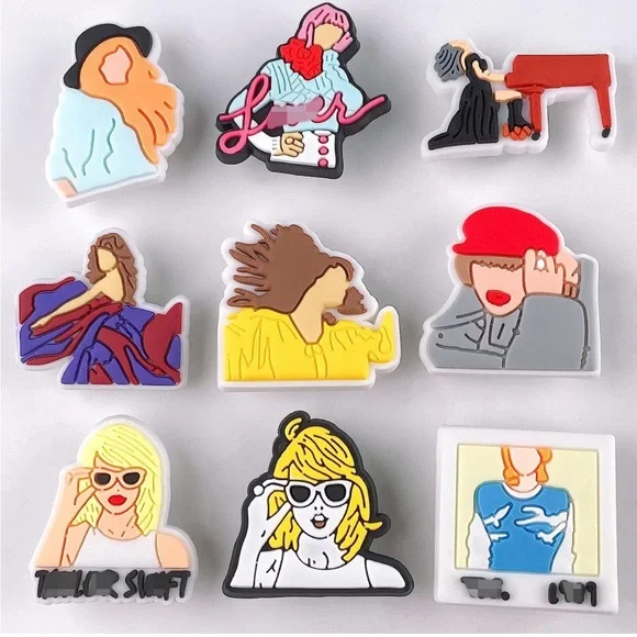 NWT Taylor Swift Croc charms era tour - Picture 2 of 8